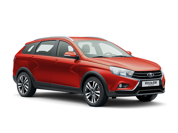 Lada Vesta SW Cross Красный "Сердолик"