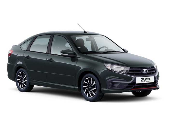 Lada Granta Sportline Liftback Серебристо-темно-серый "Борнео"